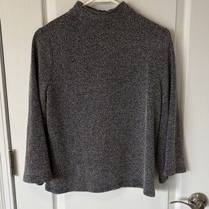 Ann Taylor Factory Heather Gray Turtleneck Sweater